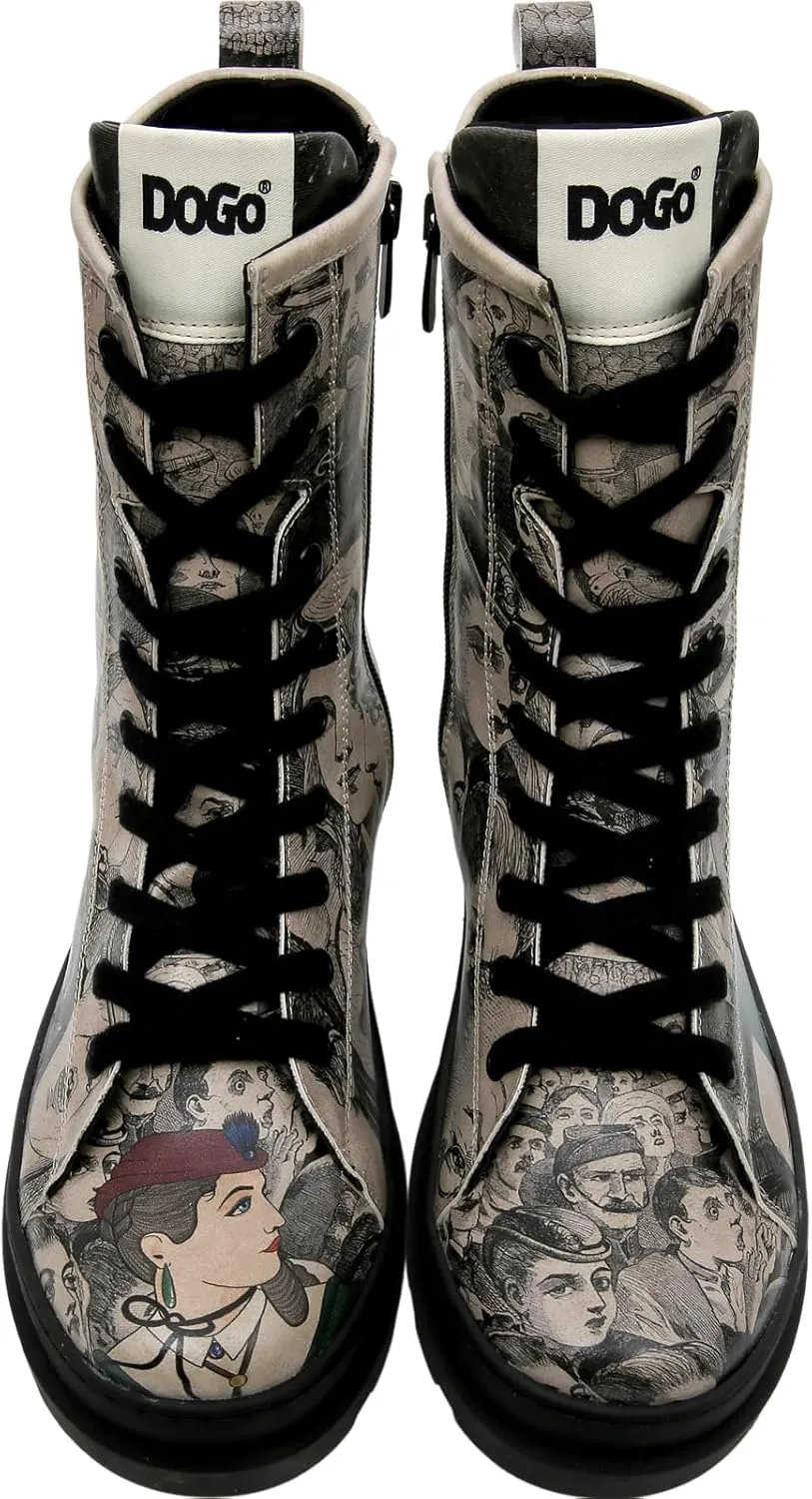 Gisele Boots for Women - Handmade and Vegan Leather Mid Calf Boots for Women,
