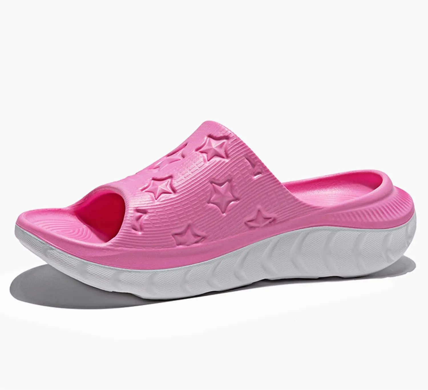 GLOBALWIN Sports Recovery Slides for Women Ava Sports Sandals With Comfortable Arch Support Indoor Outdoor Cloud Slippers Reduce Stress on Feet Lightweight Pillow Slides