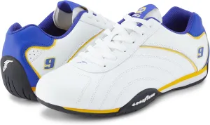 Goodyear Mens Ori Racer Sneakers – Hendrick Motorsports Low-Top Lace Up Performance Sneakers, Leather & Mesh Lining