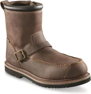 Guide Gear Uplander Men’s Side Zip Hunting Boots Waterproof Leather Shoes