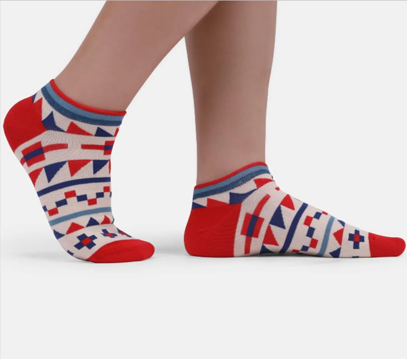 HHX YONLEE No-Show Low-Cut Striped patterned Casual Socks 8/10 Pairs Gift Box