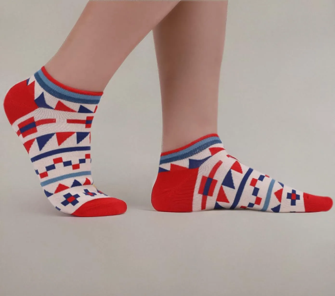 HHX YONLEE No-Show Low-Cut Striped patterned Casual Socks 8/10 Pairs Gift Box