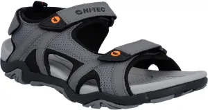 HI-TEC Crater Sandal Steel Grey/Black/Orange UK 12 Steel Grey/Black/Orange