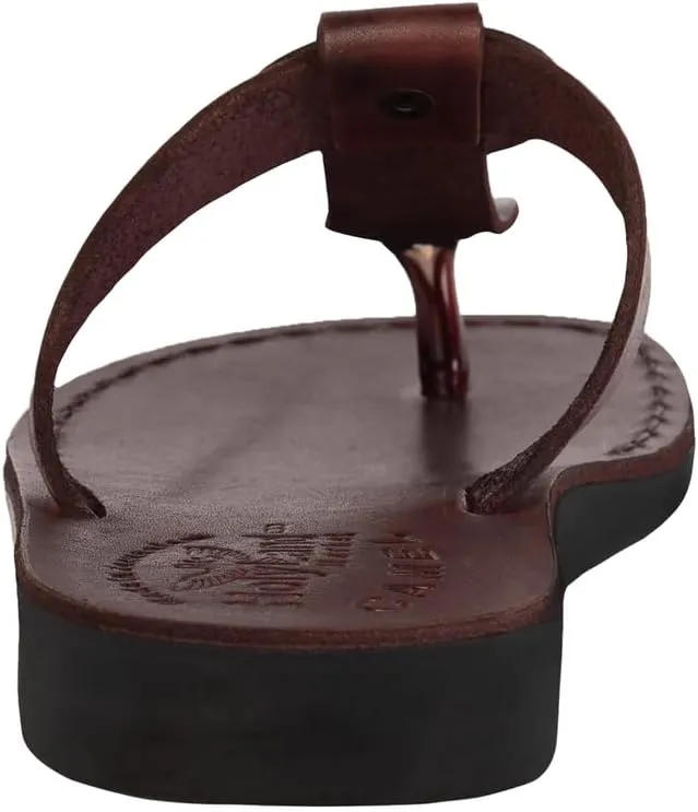 Holy Land Market Men/Women Biblical Jesus Leather Sandals/Slides From Jerusalem (Shepherd's Field IV)