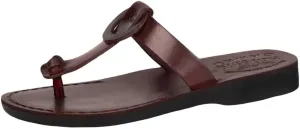 Holy Land Market Men/Women Biblical Jesus Leather Sandals/Slides From Jerusalem (Shepherd's Field IV)