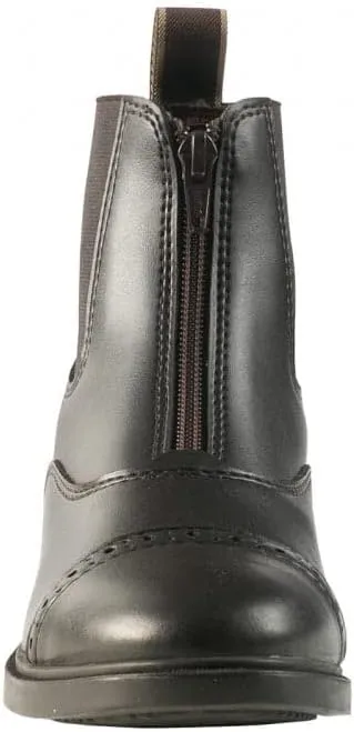 HORZE Wexford Women's Equestrian Synthetic Leather Zip-Up Schooling Paddock Boots