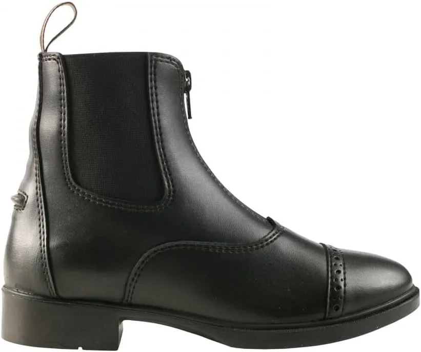 HORZE Wexford Women's Equestrian Synthetic Leather Zip-Up Schooling Paddock Boots