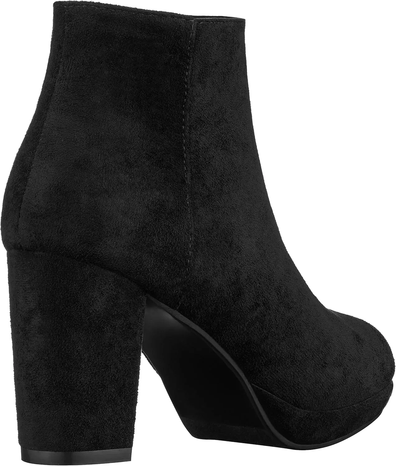ILLUDE Women’s Ankle Bootie Side Zip Comfortable Block Heel Chunky Platform Ankle Boots