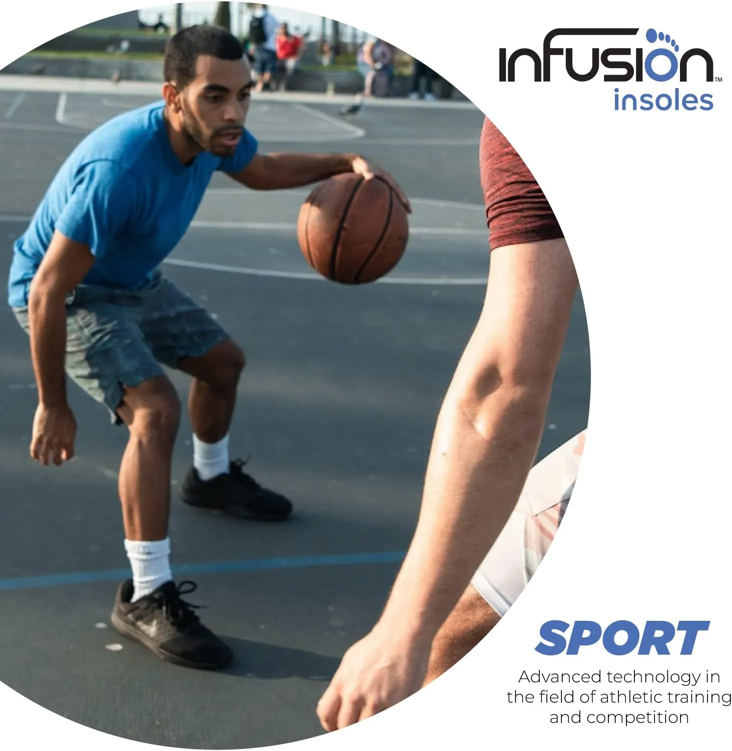 Infusion Sport Insole: Athletic Foot Orthotics for an Active Lifestyle by Infusion Insoles (D: Men's 7-8 | Women's 9-10)