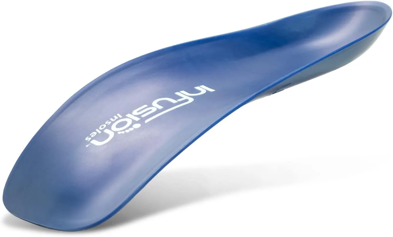 Infusion Sport Insole: Athletic Foot Orthotics for an Active Lifestyle by Infusion Insoles (D: Men's 7-8 | Women's 9-10)