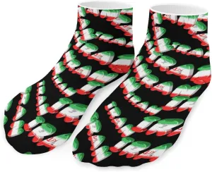Iran Low Cut Ankle Socks Casual Liner Sock Pack Non Slip Invisible For Men Women