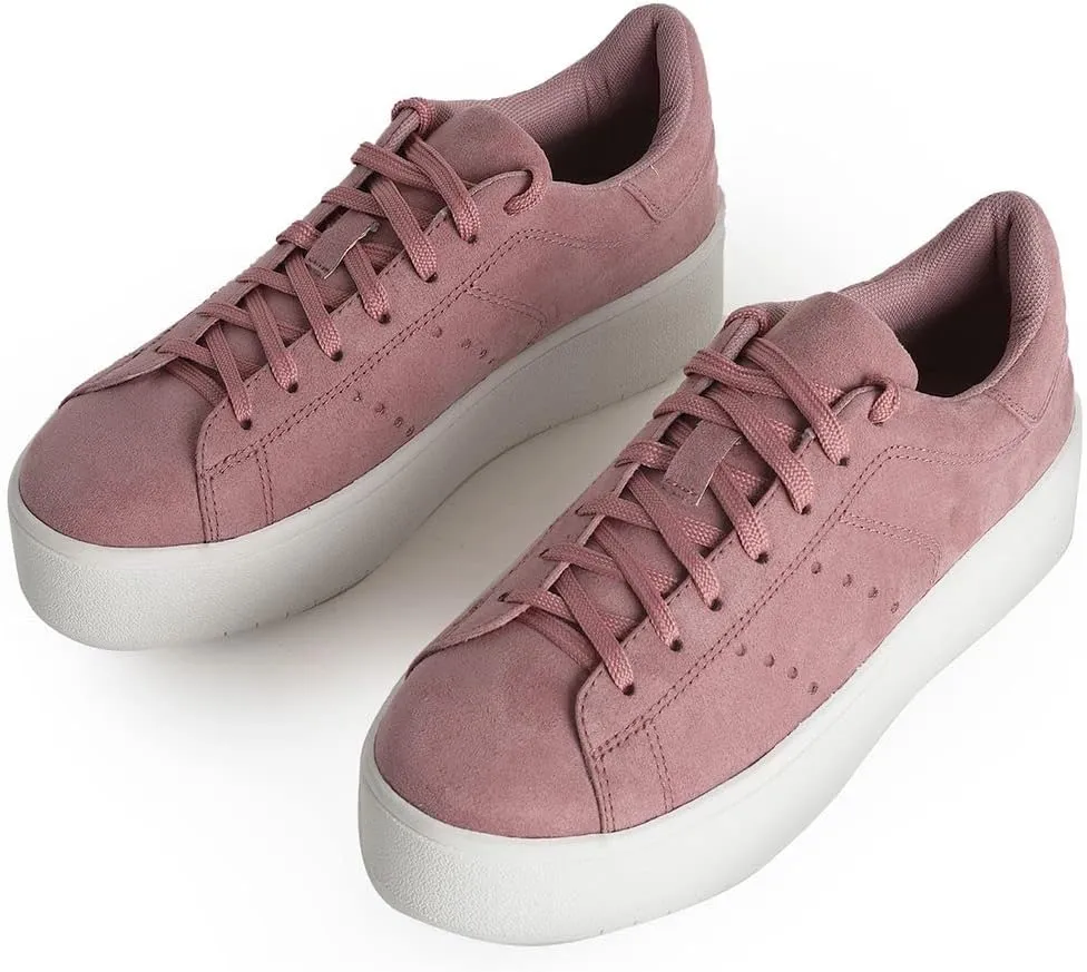 J. Adams Hero Platform Sneakers for Women - Casual Lace Up Fashion Tennis Shoes