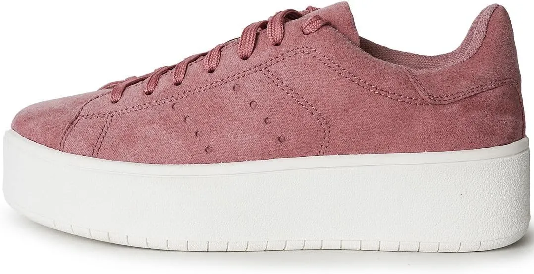 J. Adams Hero Platform Sneakers for Women - Casual Lace Up Fashion Tennis Shoes