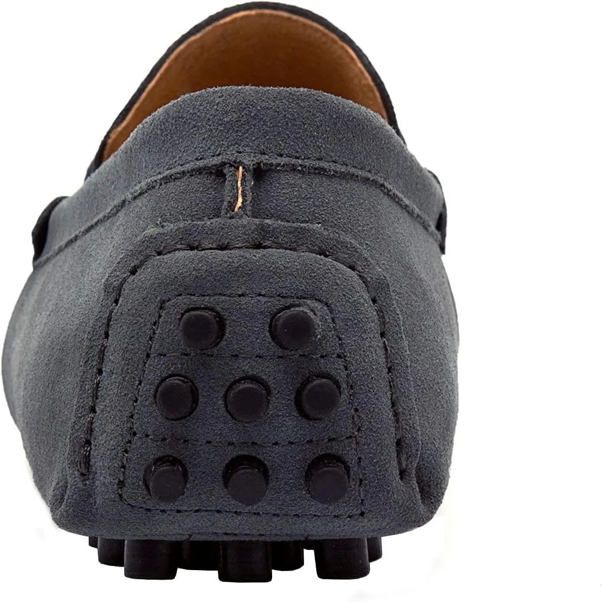 JIONS Mens Driving Penny Loafers Suede Moccasins Slip On Casual Dress Boat Shoes