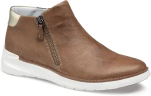 Johnston & Murphy Emery Zip Bootie for Women – Ankle Boots for Women, Leather Double Zipper Boots