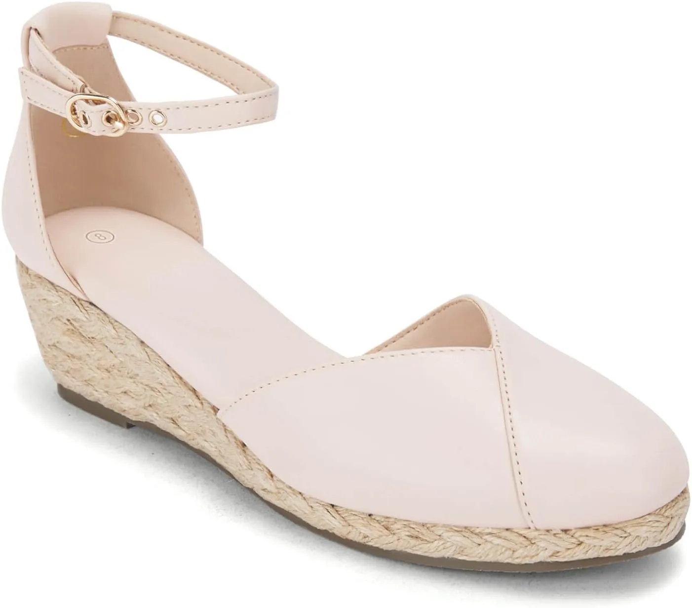 Juliet Holy Womens Espadrilles Sandals Closed Toe Platform Ankle Strap Casual Summer Wedges