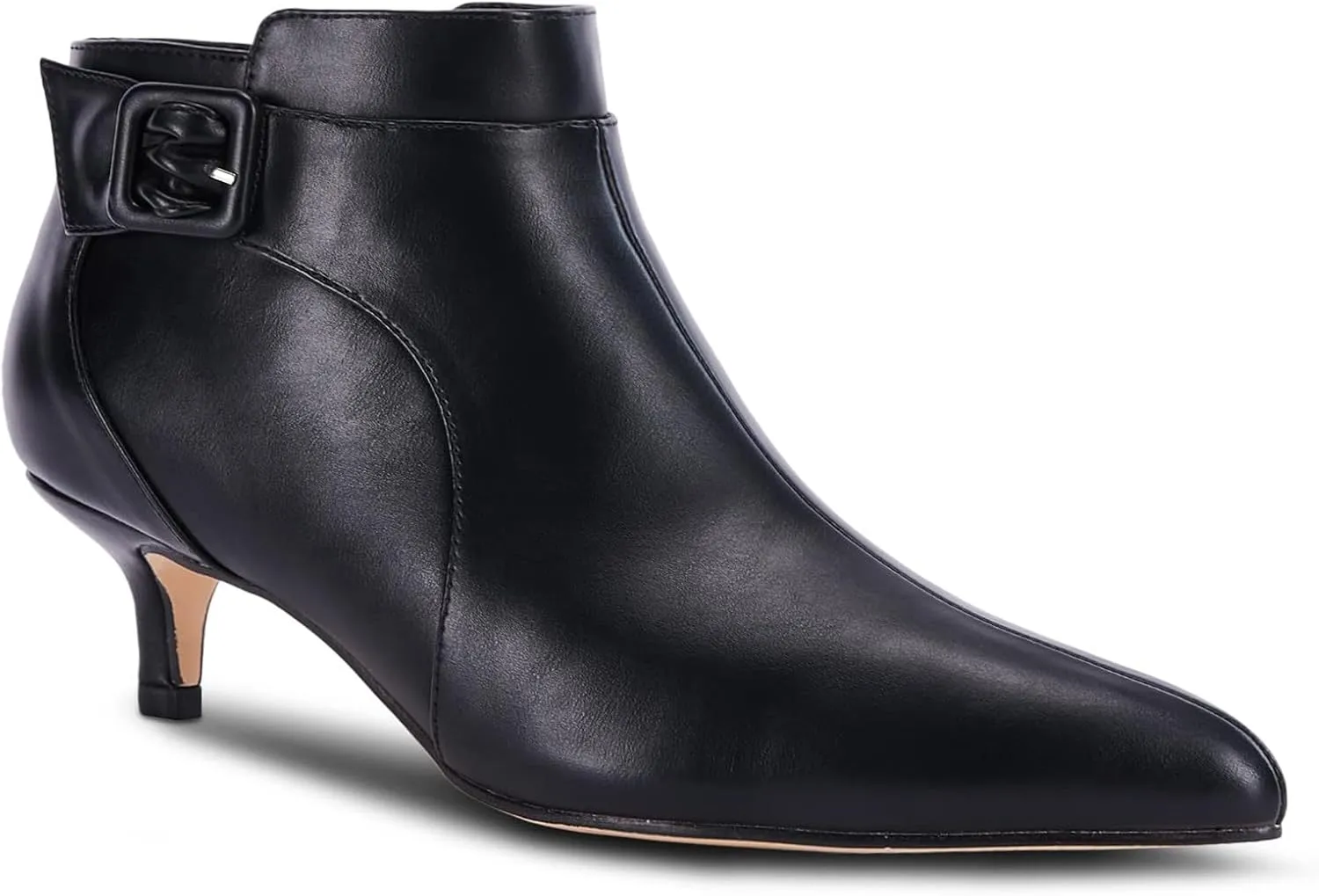 Juliet Holy Womens Pointed Toe Ankle Boots Kitten Heels Faux Suede Booties Side Zipper Dress Shoes