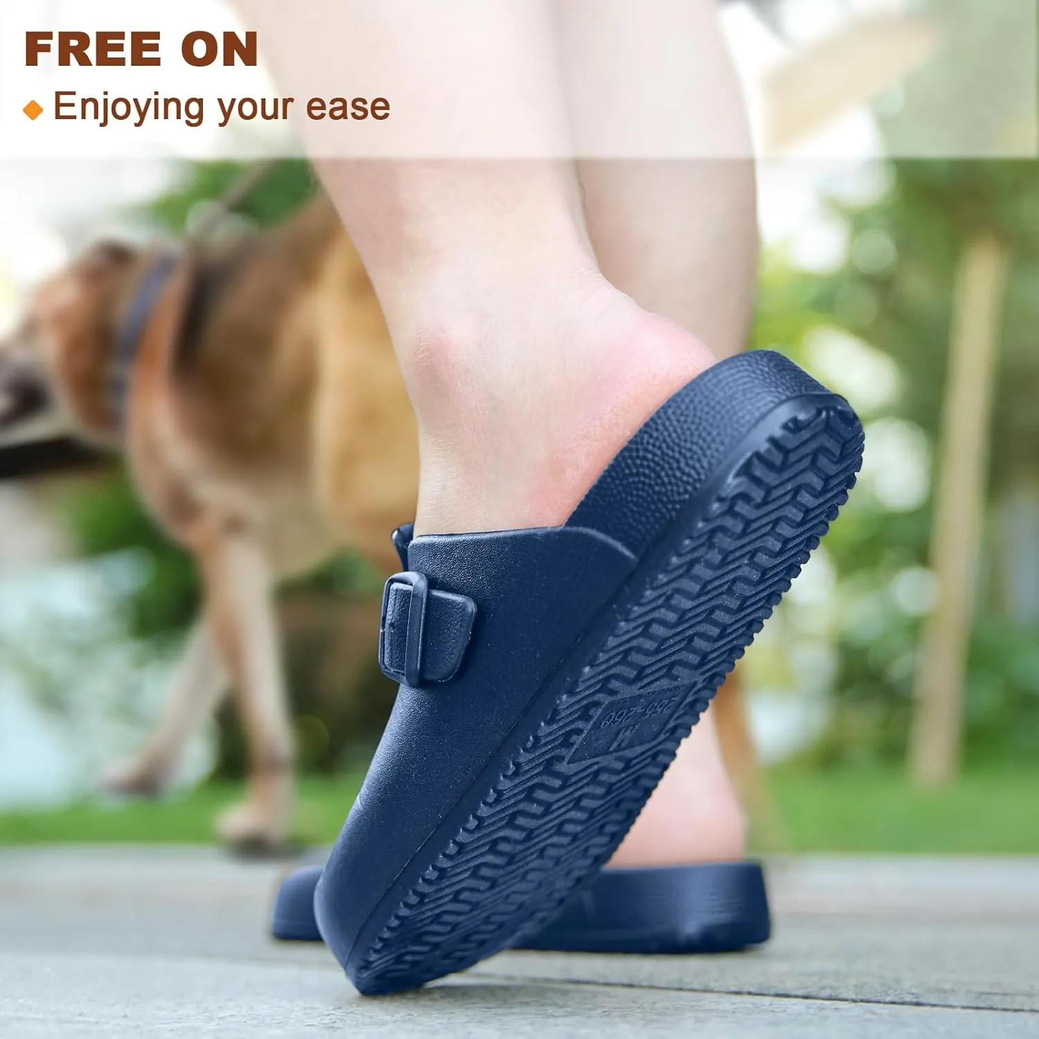 KEMISANT Women Clogs,Comfortable Mules Sandals Slippers Nurse Garden Shoes Unisex for Men Cushioned Support