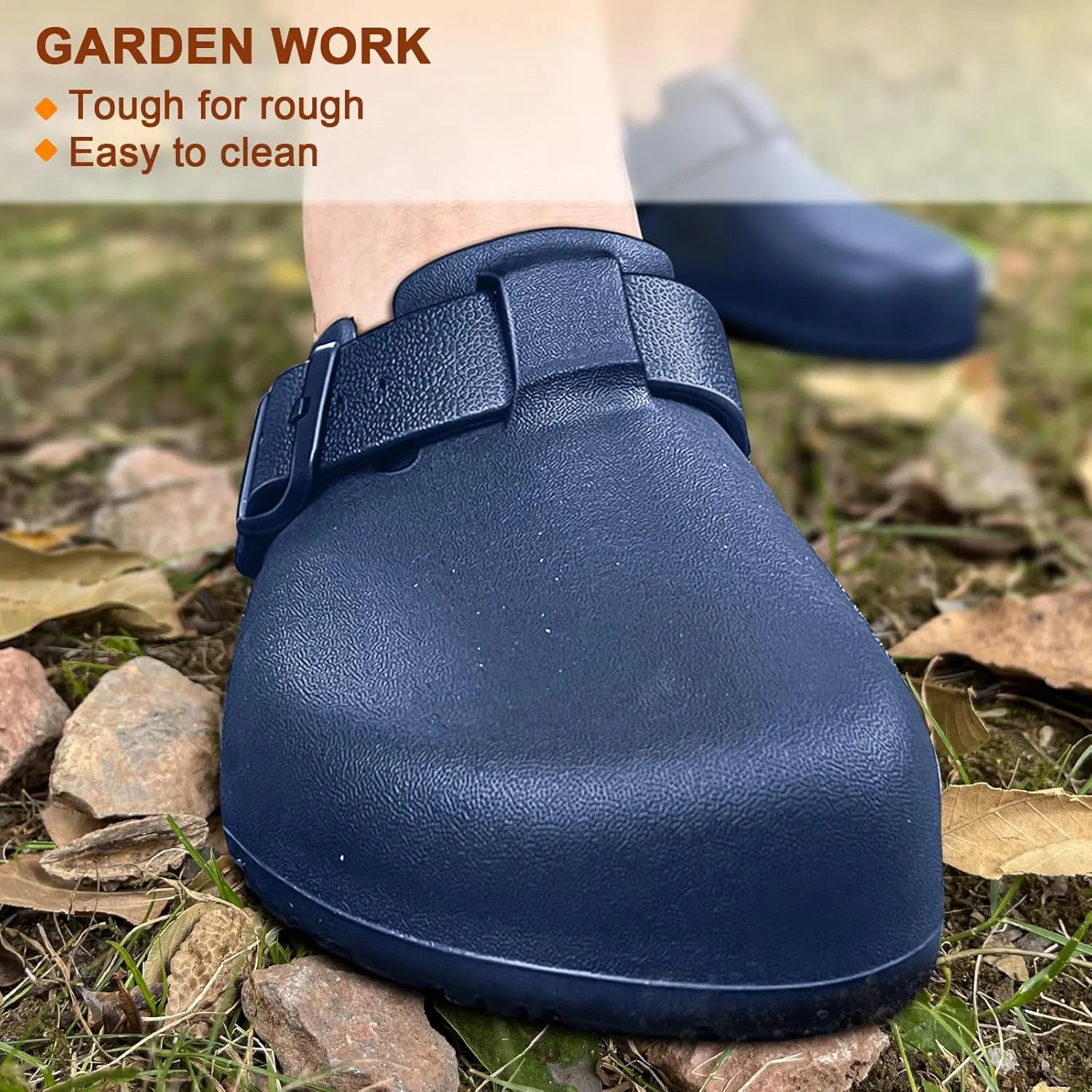 KEMISANT Women Clogs,Comfortable Mules Sandals Slippers Nurse Garden Shoes Unisex for Men Cushioned Support