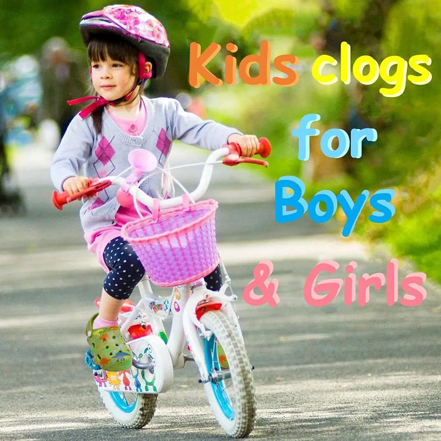 Kids Clogs Shoes Boys Girls Garden Slip On Shoes Toddler Clogs Children Slides Slippers Indoor Outdoor Beach Pool Shower Sandals