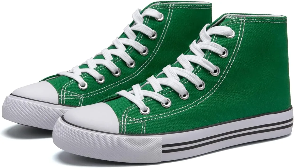 Kid's High Top Sneakers Classic High Tops Canvas Shoes for Girls and Boys, Lace up Tennis Shoes Fashion Canvas Sneakers Casual Shoes for Walking