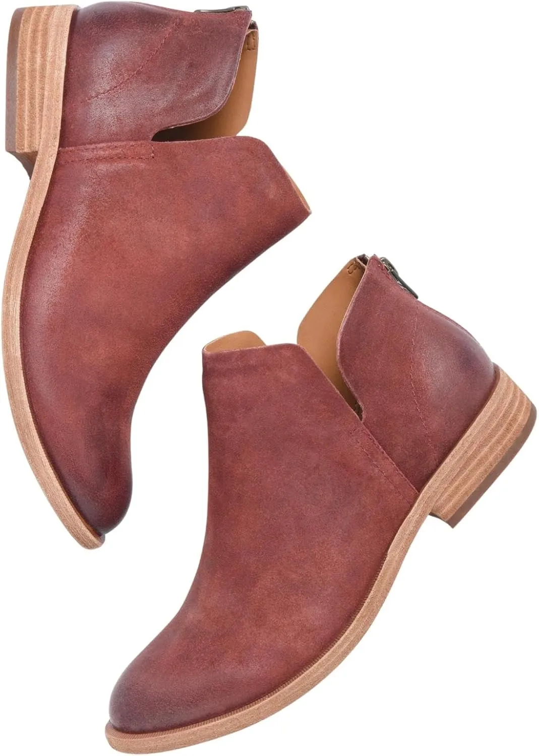 KORK-EASE Women's Renny Ankle Boot - Chic Cut-Outs, Hand-Finished Leather, Comfortable Design