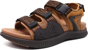 KuaiLu Mens Hiking Sandals with Arch Support Orthopedic Walking Recovery Sandals for Plantar Fasciitis Open Toe Summer Athletic Sport Comfortable Cushion Breathable Outdoor Water Sandals Size7-13