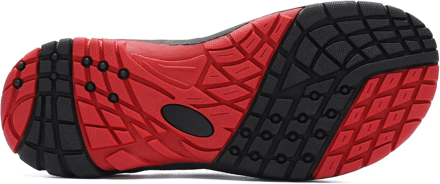 KUBUA Men's Beach Flip-Flops Water Sandals Outdoor Athletic Thong Sandal Slippers