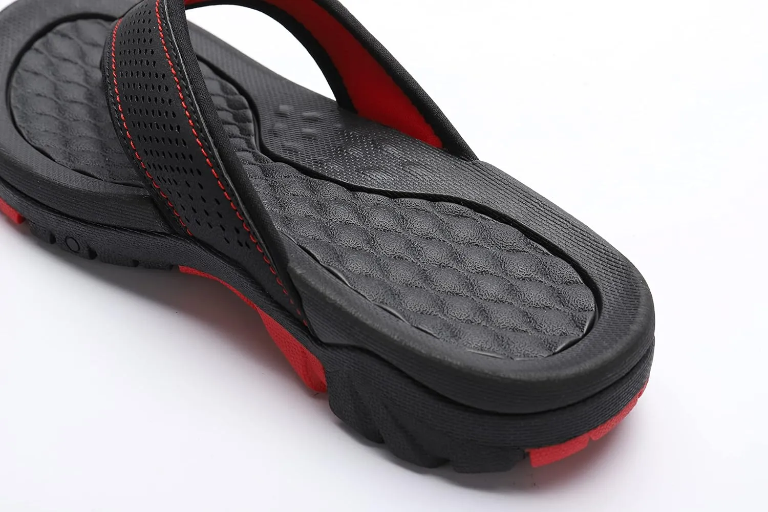 KUBUA Men's Beach Flip-Flops Water Sandals Outdoor Athletic Thong Sandal Slippers