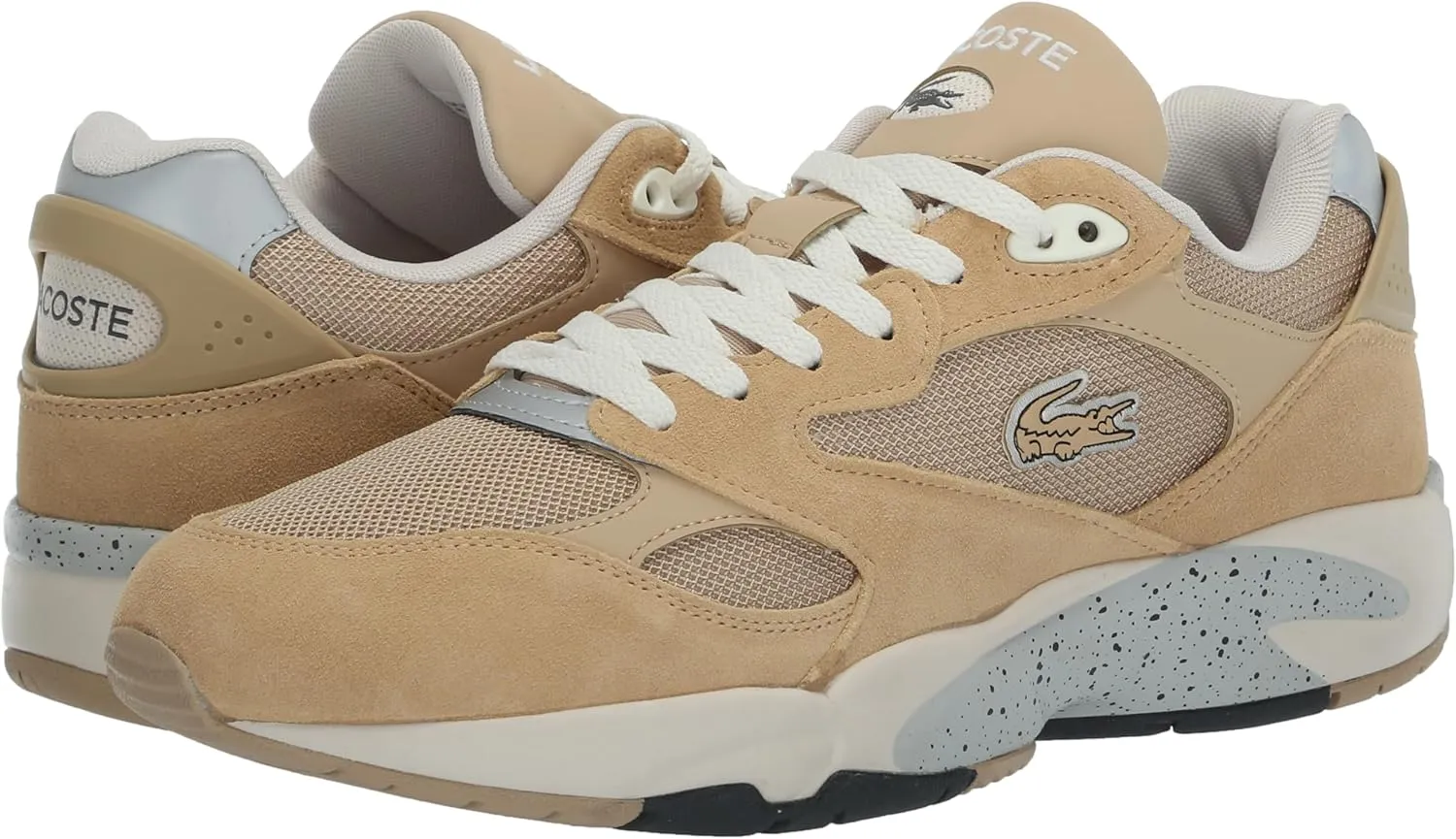 Lacoste Men's Storm 96 Lo Vintage Tonal Sneaker