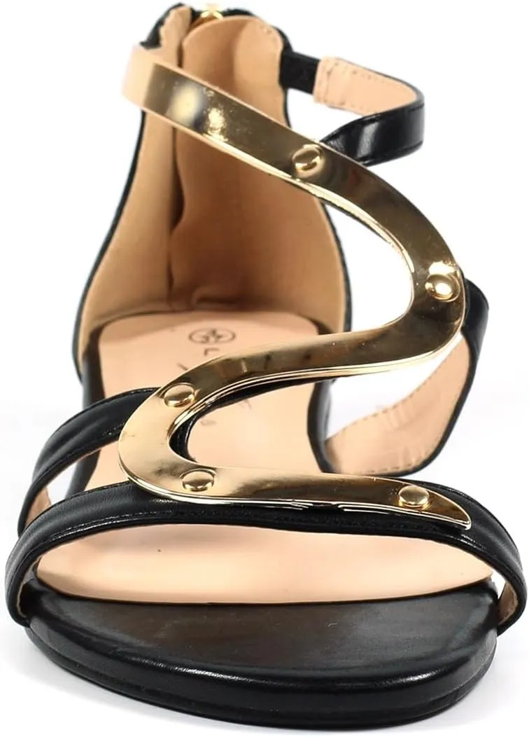 Ladies Girona Black Sandal