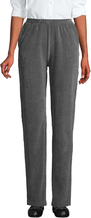 Lands' End Women's Sport Knit High Rise Corduroy Pants