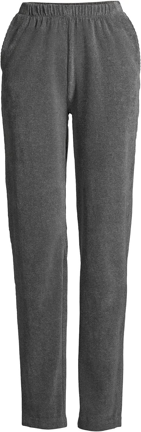 Lands' End Women's Sport Knit High Rise Corduroy Pants