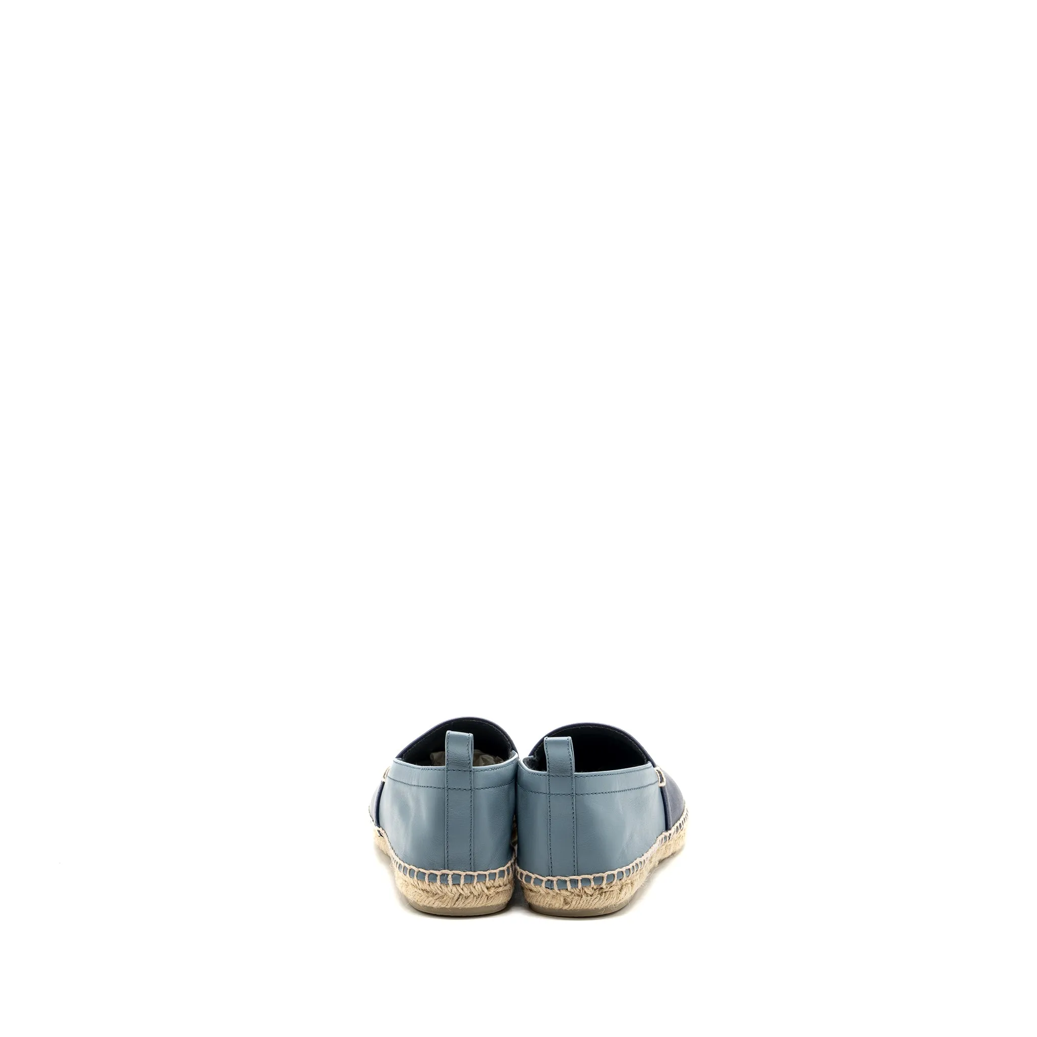Loewe size 42 Espadrilles/ leather blue/ multicolour