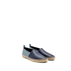 Loewe size 42 Espadrilles/ leather blue/ multicolour