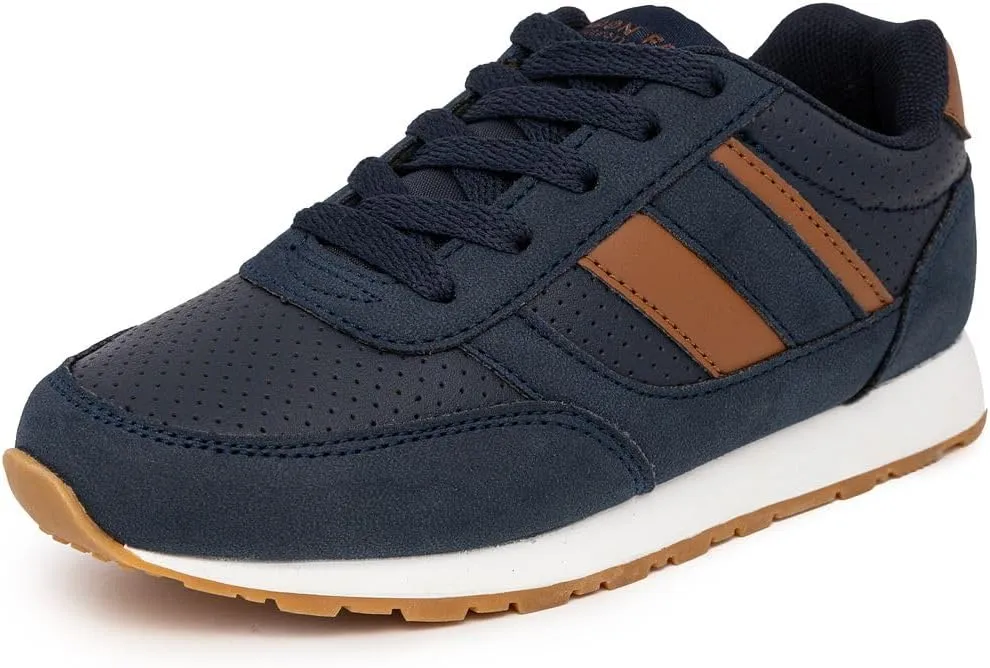 LONDON FOG Kids Boys Kevin Casual Lace-Up Fashion Sneakers Oxford Comfortable Walking Shoe (Big Kid - Little Kid)