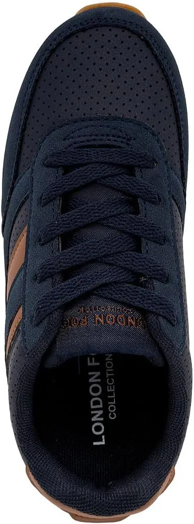 LONDON FOG Kids Boys Kevin Casual Lace-Up Fashion Sneakers Oxford Comfortable Walking Shoe (Big Kid - Little Kid)