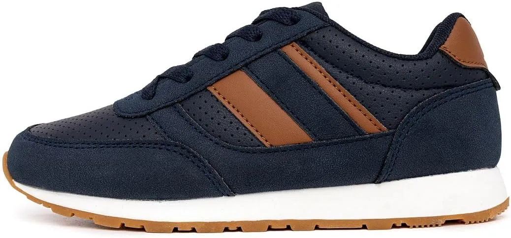 LONDON FOG Kids Boys Kevin Casual Lace-Up Fashion Sneakers Oxford Comfortable Walking Shoe (Big Kid - Little Kid)
