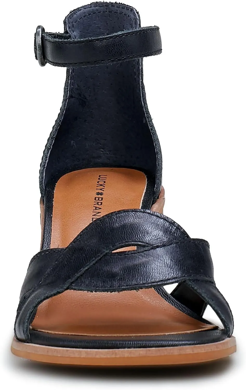 Lucky Brand Women's Sarwa Ankle Strap Heeled Sandal