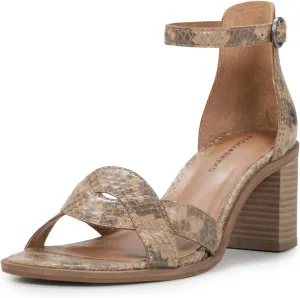 Lucky Brand Women's Sarwa Ankle Strap Heeled Sandal