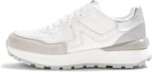 LUCKY STEP Women's Retro Fashion Casual Sneakers Colorblock Platform Classic Trendy Trainning Anti-Slip Tennis Travel Walking Shoes