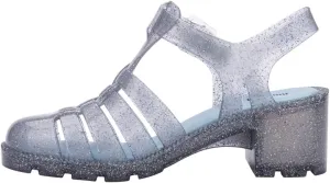 Melissa Possession Heel Fashion Sandals for Women - Iconic Fisherman Style with Medium Block Heel - Adjustable Buckle for Comfort - 100% PVC Upper/Insole/Sole - Bubblegum Scent
