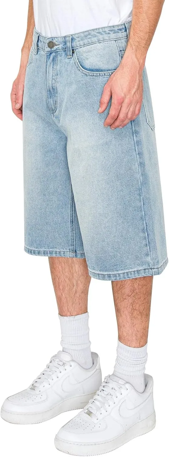 Men's Baggy Fit Essential Denim Shorts Various Designs