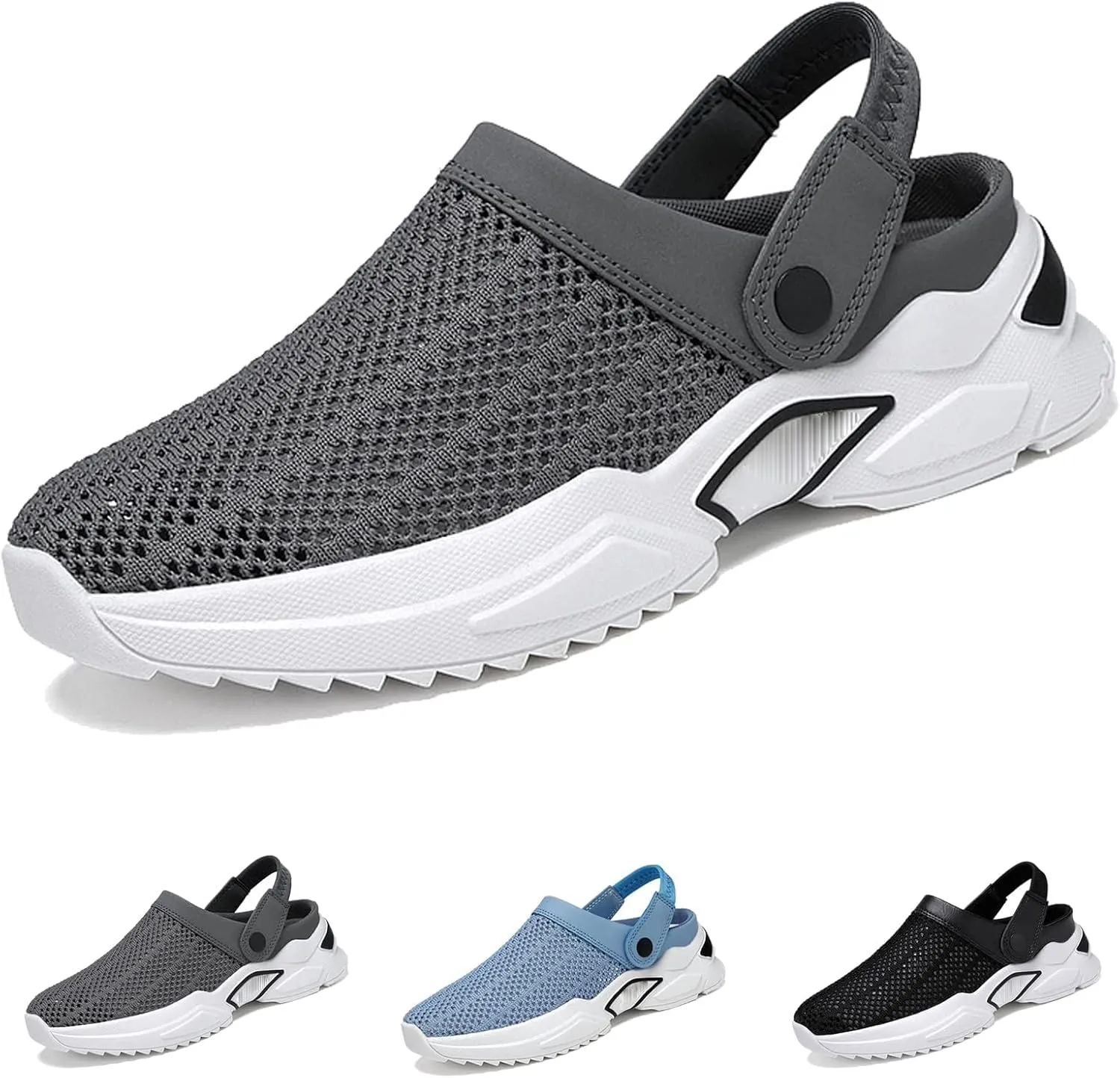 Men's Orthopedic Hollow-Out Summer Sandals,Mesh Shoes Sandals Mens,Orthopedic Diabetic Walking Boat Shoes Breathable with Arch Support Knit Mesh Walking Shoes Beach Sandals