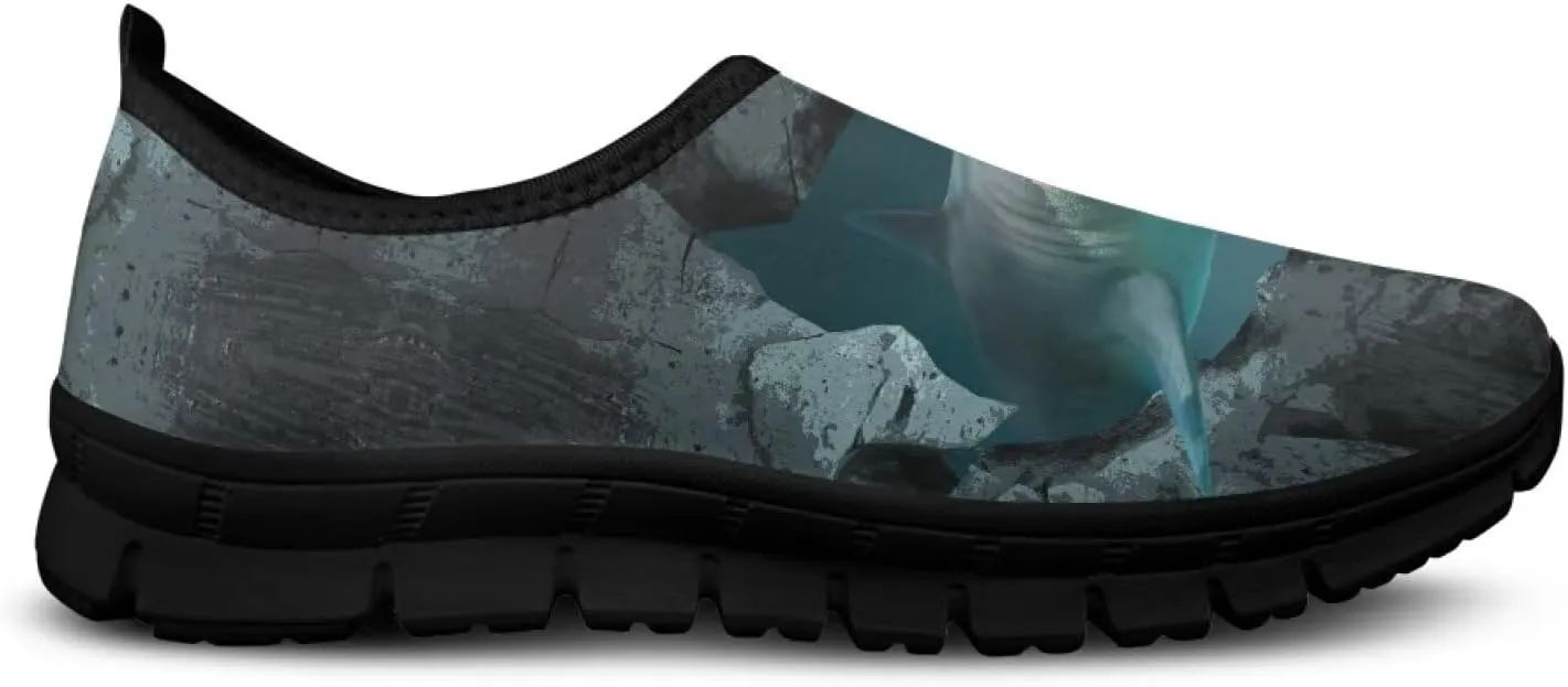Mens Slip On Casual Shoes Non-Slip Walking Running Shoes Low-Cut Breathable Workout Shoes Lightweight Gym Sneakers Size 5-14