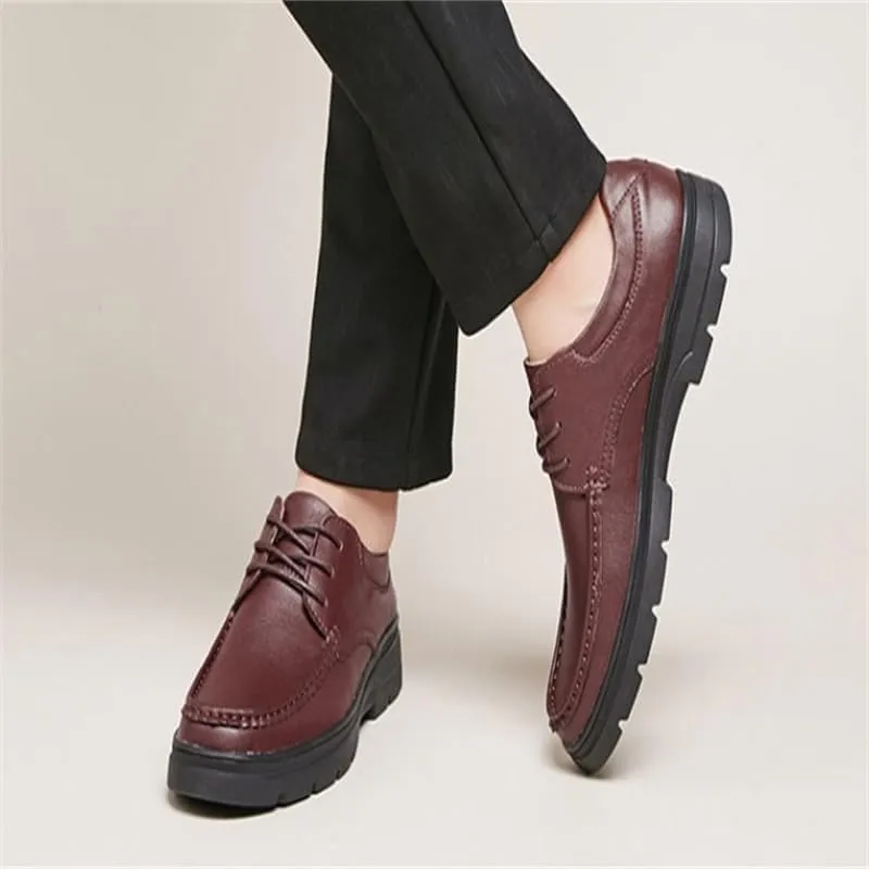 Men's Slip-on Loafers Low Top Rubber Shoes Thick Bottom Flat Heel Round Toe All-Match Casual Shoes for Men