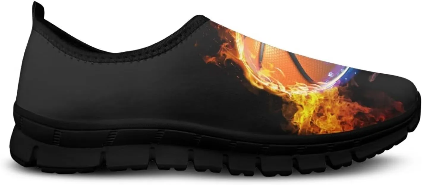 Mens Slip On Low-Cut Casual Loafers Lightweight Comfort Breathable Mesh Workout Shoes for Basketball Tennis Running Sneakers Size 5-14