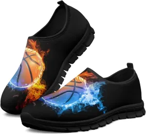 Mens Slip On Low-Cut Casual Loafers Lightweight Comfort Breathable Mesh Workout Shoes for Basketball Tennis Running Sneakers Size 5-14