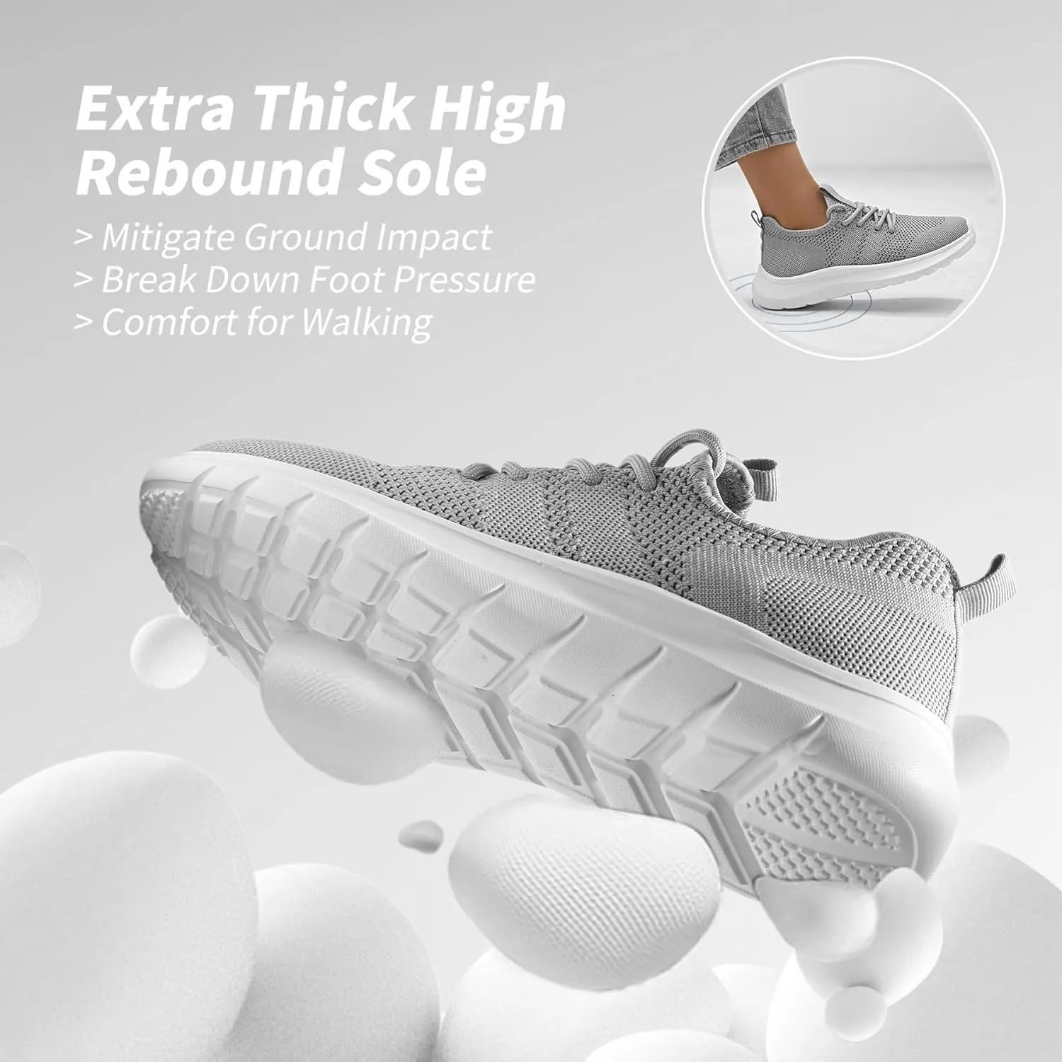 Men's Slip On Walking Shoes Non Slip Running Tennis Shoes Lightweight Breathable Athletic Gym Workout Cross Training Sneakers