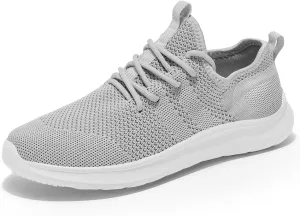 Men's Slip On Walking Shoes Non Slip Running Tennis Shoes Lightweight Breathable Athletic Gym Workout Cross Training Sneakers